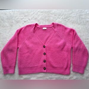 Stylish Pink Women's Cardigan